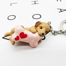Load image into Gallery viewer, Cutest Resin Figurine Pug Keychain-Accessories-Accessories, Dogs, Keychain, Pug-15
