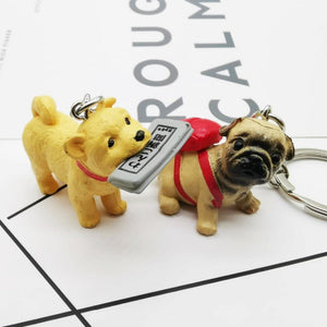 Cutest Resin Figurine Pug Keychain-Accessories-Accessories, Dogs, Keychain, Pug-7