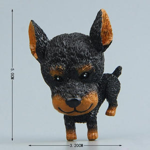 Cutest Rough Collie Fridge MagnetHome DecorDoberman