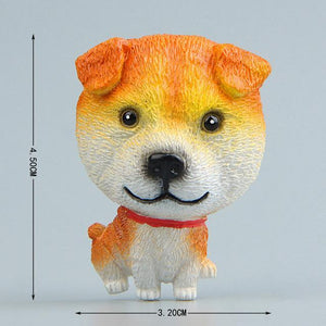 Cutest Rough Collie Fridge MagnetHome DecorShiba Inu