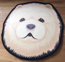 Load image into Gallery viewer, Image of a super cute Samoyed rug in the cutest Samoyed face