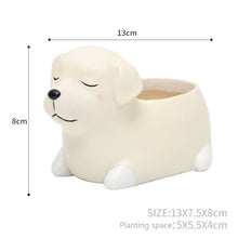 Load image into Gallery viewer, Cutest Samoyed Love Succulent Plants Flower Pot-Home Decor-Dogs, Flower Pot, Home Decor, Samoyed-2