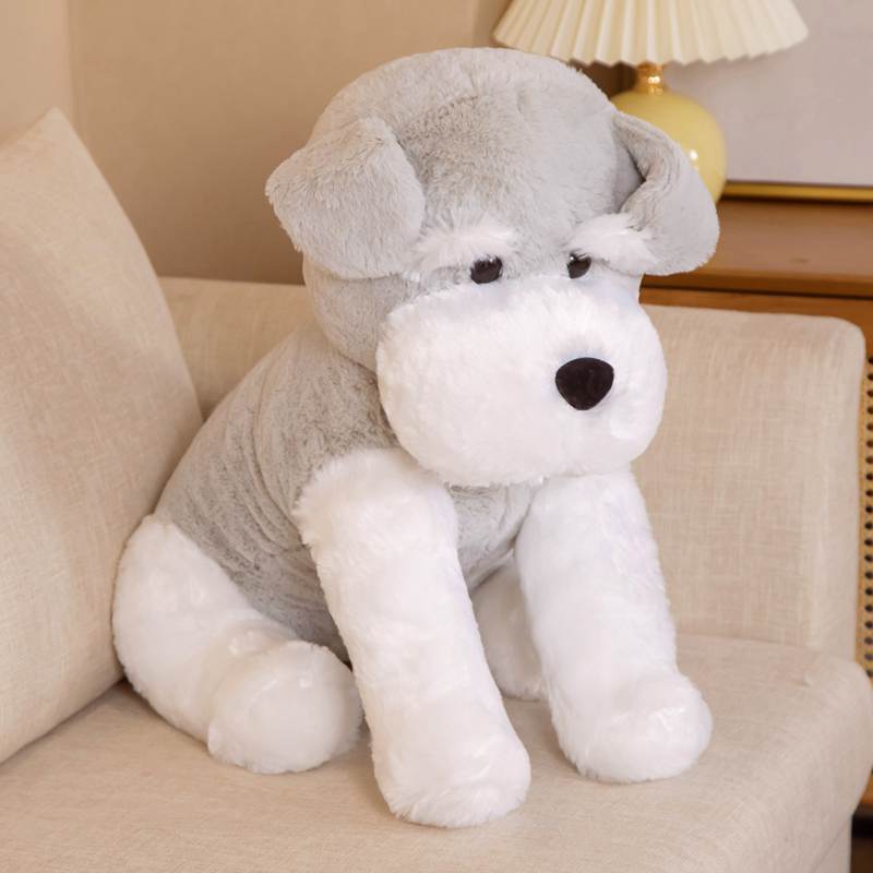 Cutest Schnauzer Stuffed Animal Plush Toys-Soft Toy-Dogs, Home Decor, Schnauzer, Soft Toy, Stuffed Animal-Small-2