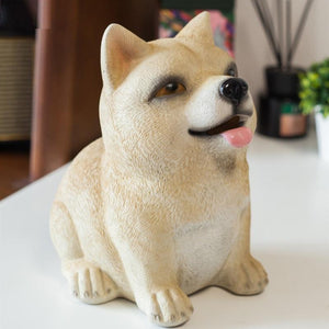 Cutest Shiba Inu Love Piggy Bank Statue-Home Decor-Dogs, Home Decor, Piggy Bank, Shiba Inu, Statue-Shiba Inu-1
