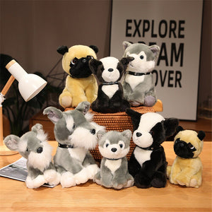 Cutest Sitting Boston Terrier Stuffed Animal Plush Toys-Soft Toy-Boston Terrier, Dogs, Home Decor, Soft Toy, Stuffed Animal-6