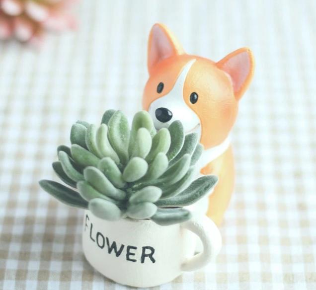 corgi plant pot Corgi Planter
