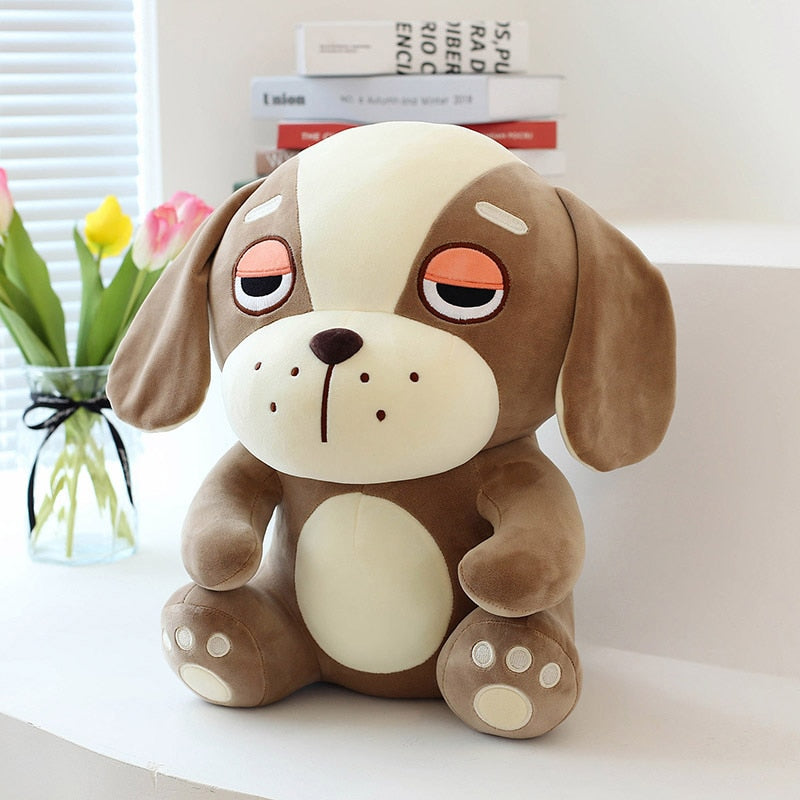 Cutest Sitting Pit Bull Stuffed Animal Plush Toys-Soft Toy-Dogs, Home Decor, Pit Bull, Soft Toy, Stuffed Animal-Small-Brown-2