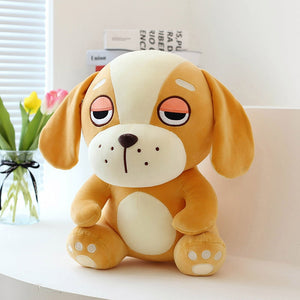 Cutest Sitting Pit Bull Stuffed Animal Plush Toys-Soft Toy-Dogs, Home Decor, Pit Bull, Soft Toy, Stuffed Animal-Small-Yellow-3