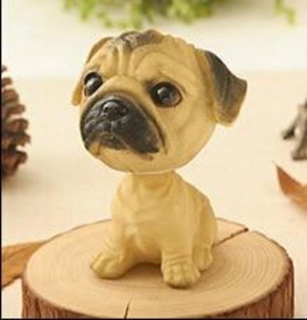 Cutest Sitting Pug BobbleheadHome DecorPug