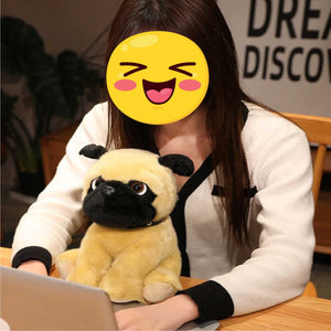 Cutest Sitting Pug Stuffed Animal Plush Toys-Soft Toy-Dogs, Home Decor, Pug, Soft Toy, Stuffed Animal-3