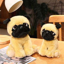 Load image into Gallery viewer, image of an adorable pug stuffed animal plush toy - different sizes