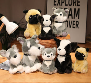 Cutest Sitting Schnauzer Stuffed Animal Plush Toys-Soft Toy-Dogs, Home Decor, Schnauzer, Soft Toy, Stuffed Animal-7