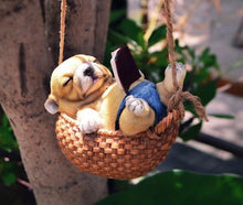Load image into Gallery viewer, Cutest Sleeping Chihuahua Hanging Garden Statue-Home Decor-Chihuahua, Dogs, Home Decor, Statue-4
