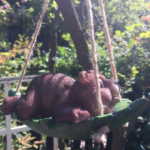 Cutest Sleeping Labrador Hanging Garden StatueHome DecorBeaver