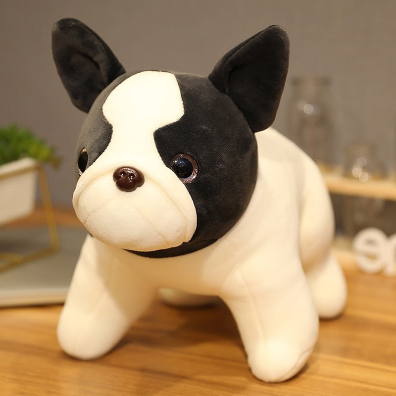 image of an adorable boston terrier stuffed toy