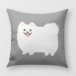Cutest White Pomeranian Cushion CoverCushion Cover