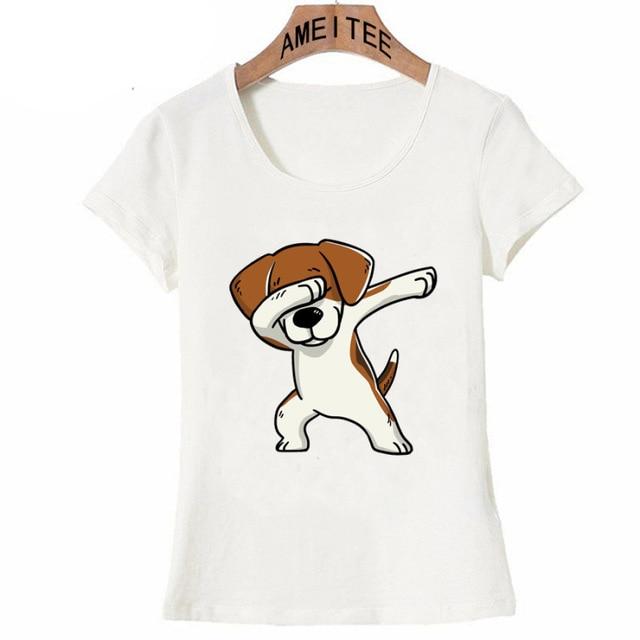Dabbing Shiba Inu Womens T ShirtApparelBeagleS