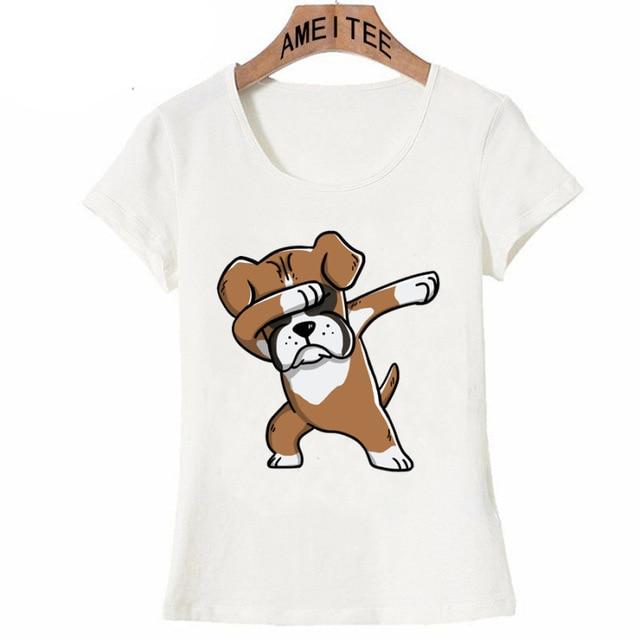 Dabbing Shiba Inu Womens T ShirtApparelBoxerS