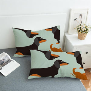 Dachshund All Day Pillow Covers - 2 pcsBedding