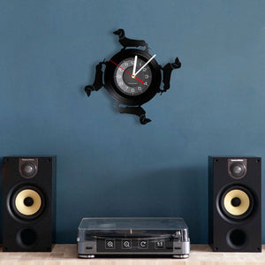 Dachshund All Day Vinyl Record Wall Clock-Home Decor-Dachshund, Dogs, Home Decor, Wall Clock-17