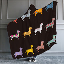 Load image into Gallery viewer, Image of dachshund blanket