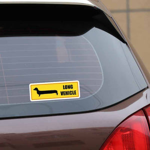 Image of dachshund car sticker