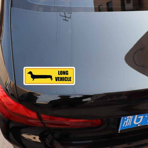 Image of dachshund decal car sticker