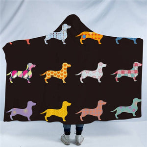 Image of dachshund dog blanket