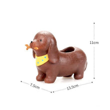 Load image into Gallery viewer, Image of a dachshund flower pot size