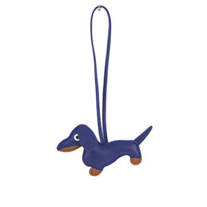 Image of a dachshund accessory in the color navy blue