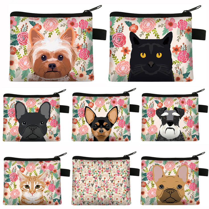 Dachshund in Bloom Coin Purse-Accessories-Accessories, Bags, Dachshund, Dogs-3