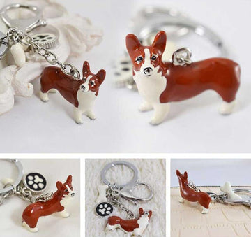 Dachshund Love 3D Metal Keychain-Key Chain-Accessories, Dachshund, Dogs, Keychain-11