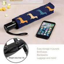 Load image into Gallery viewer, Dachshund Love Automatic Umbrellas-Accessories-Accessories, Dachshund, Dogs, Umbrella-13