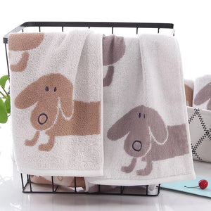 Dachshund Love Cotton Hand Towels-Home Decor-Dachshund, Dogs, Home Decor, Towel-11