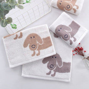 Dachshund Love Cotton Hand Towels-Home Decor-Dachshund, Dogs, Home Decor, Towel-5