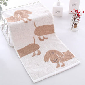 Dachshund Love Cotton Hand Towels-Home Decor-Dachshund, Dogs, Home Decor, Towel-6