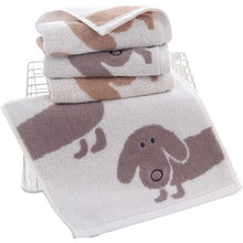 Load image into Gallery viewer, Dachshund Love Cotton Hand Towels-Home Decor-Dachshund, Dogs, Home Decor, Towel-8