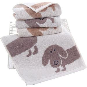 Dachshund Love Cotton Hand Towels-Home Decor-Dachshund, Dogs, Home Decor, Towel-8