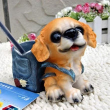 Load image into Gallery viewer, Dachshund Love Desktop Pen or Pencil Holder FigurineHome DecorBeagle