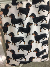 Load image into Gallery viewer, Dachshund Love Large Canvas Handbags-Accessories-Accessories, Bags, Dachshund, Dogs-3