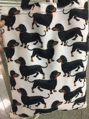 Dachshund Love Large Canvas Handbags-Accessories-Accessories, Bags, Dachshund, Dogs-3