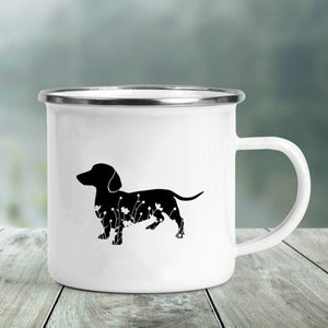Dachshund Love Printed Enamel Mugs-Mug-Dachshund, Dogs, Home Decor, Mugs-9