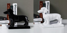 Load image into Gallery viewer, image of two dachshund dog bookends