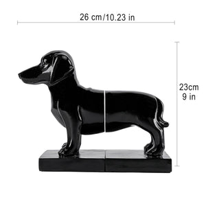 image of sausage dog bookend size