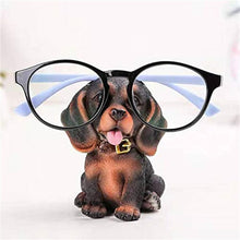 Load image into Gallery viewer, Image of an adorable smiling Dachshund glasses holder