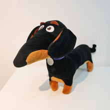 Load image into Gallery viewer, Image of a super cute Weenie dog stuffed animal plush toy on white background