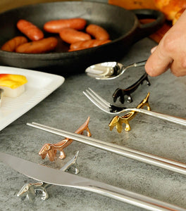 Dachshund Love Tabletop Cutlery Holders - 4 pcs-Home Decor-Cutlery, Dachshund, Dogs, Home Decor-2