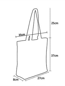 Image of the size of dog tote bag