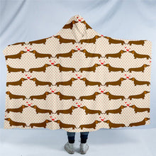 Load image into Gallery viewer, Image of weenie dog blanket