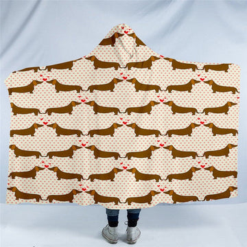 Image of weenie dog blanket